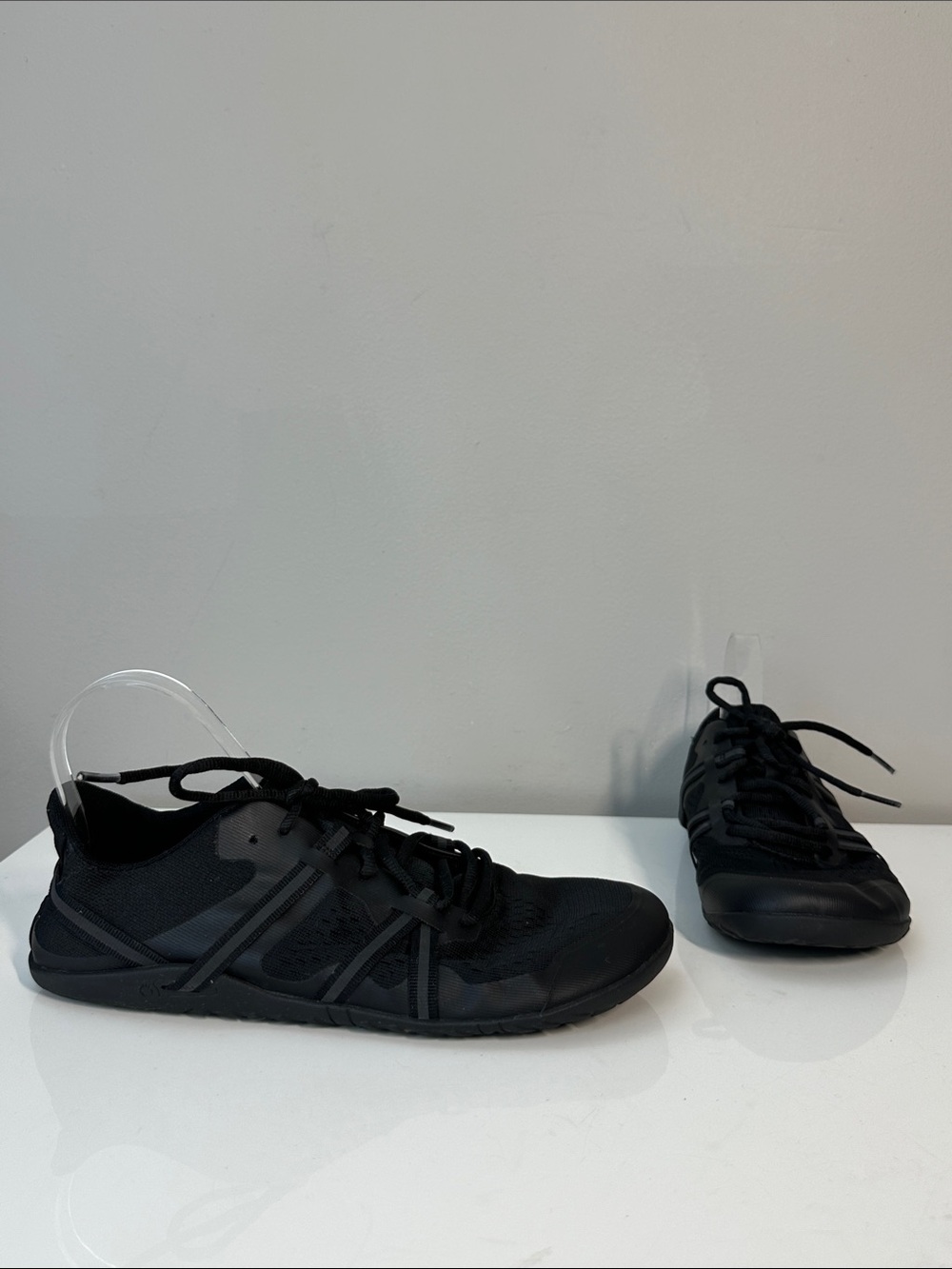 Xero Speed Force ll Womens Black Barefoot Minimalist Trail Running Shoes Sz 9.5
